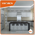 Custom kitchen design Modern Style High Gloss Lacquer painting Kitchen Cabinet